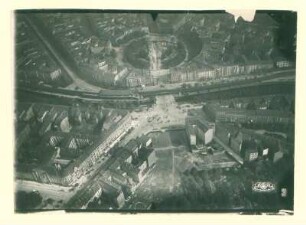 Luftaufnahme: Hallesches Tor und Belle-Alliance-Platz