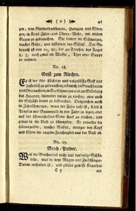 No. 29. Brech-Pulver.