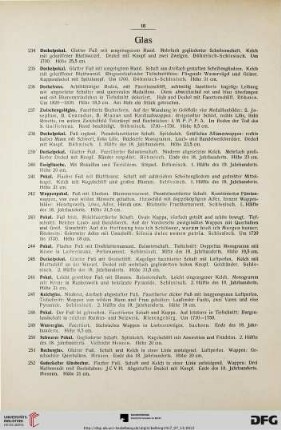 Glas (Nr. 234-290)