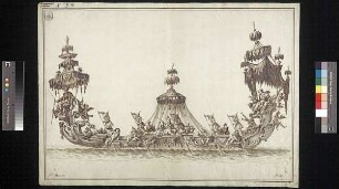 Lustschiff im asiatischen Stil