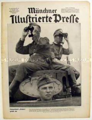 Wochenzeitschrift "Münchner Illustrierte Presse" u.a. zum Krieg in der Sowjetunion