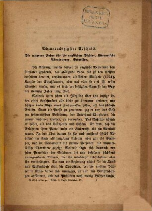 Geschichte der Englischen Literatur mit besonderer Berücksichtigung der politischen u. Sitten-Geschichte Englands, 4