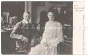 Wilhelm von Preußen mit seiner Braut Cecilie