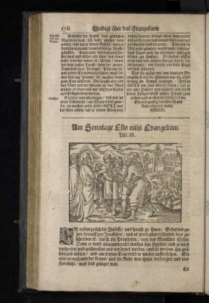 Am Sonntage Esto mihi/ Evangelium Luc.18.