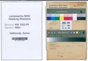 Entnazifizierung Aenne Hellmonds , geb. 23.09.1899 ()