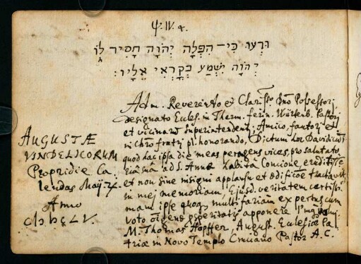 Augsburg ; 29.04.1655 / Thomas Hopffer
