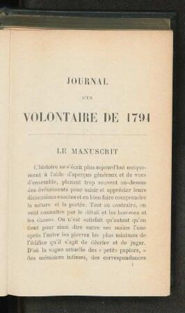Le Manuscrit