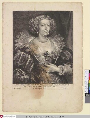 Genovefa D'Urphe [Porträt der Geneviève de Mailly; Geneviève d'Urfé; Portret van Geneviève d'Urfé]