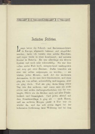 Indisches Stilleben
