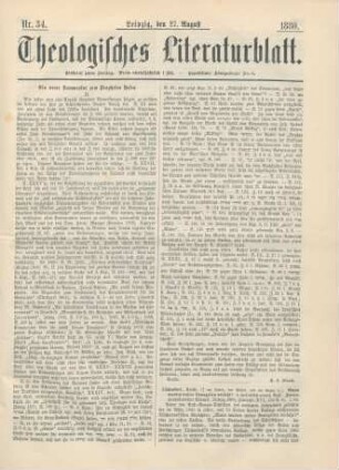 266-267 [Rezension] Tischendorf, Konstantin von, Wann wurden unsere Evangelien verfaßt?