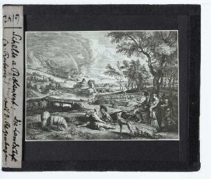 Boslwert (nach Rubens), Landschaft mit Regenbogen (Druck)