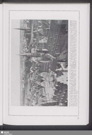 Blick vom Turm der Paulskirche gen Südosten über den Römerberg nach Sachsenhausen