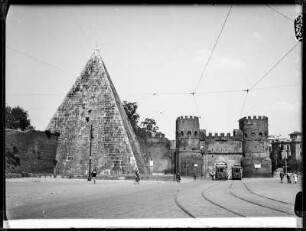 Rom: Cestius-Pyramide und Sebastianstor