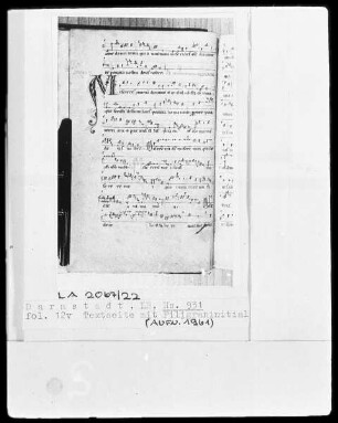 Graduale — Initiale M (isereris omnium domine), Folio 12verso