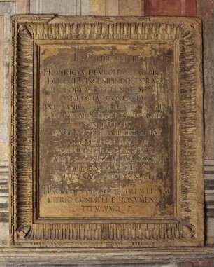 Epitaph für Heinrich Rembold