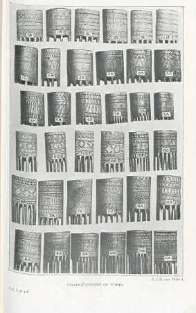 Charm-patterns on comb