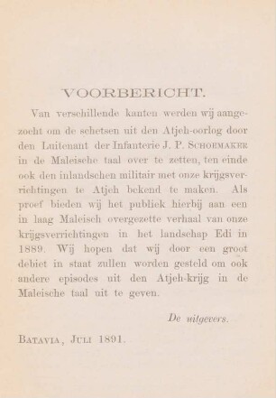 Voorbericht