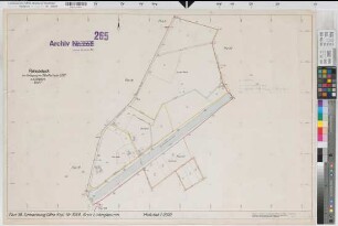 Olfen (Olfen), Umlegung Olfen-Rechede, Planabdruck Flur 36
