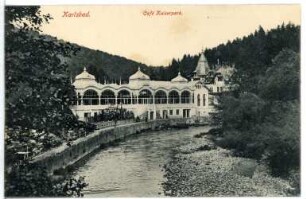 Karlsbad. Café Kaiserpark