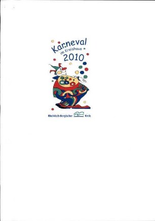 Entwurf eines Kölschglases "Karneval im Kreishaus 2010"