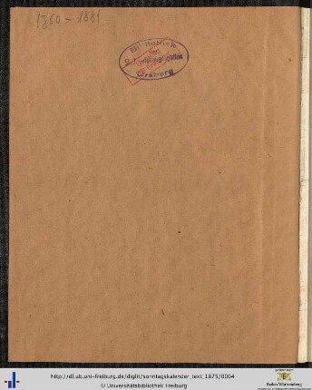 Besitzstempel der St. Josefskongregation Ursberg.