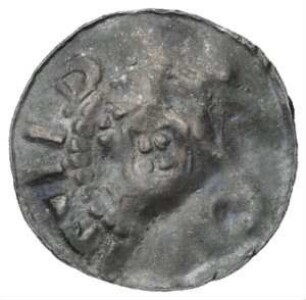 Fundmünze, Sachsenpfennig, um 1000 - 1025