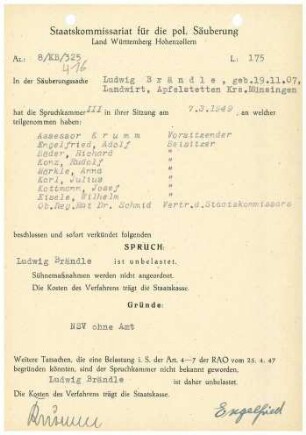 Brändle, Ludwig