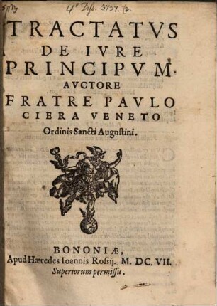 Tractatvs De Ivre Principvm