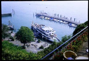 Meersburg: Terrasse von Frau Müller-Ortloff, mit Seeblick