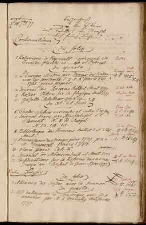 Verzeichniß einiger von [...] Bauer und Treuttel in Straßb. übers. franz. Büchern.