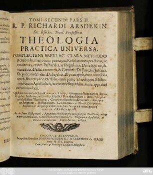 2, 2: Theologia Practica Universa