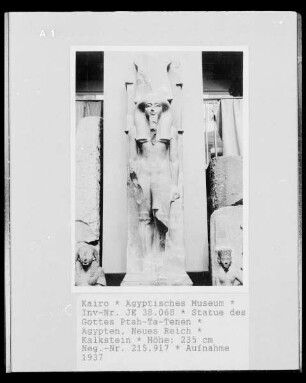 Statue des Gottes Ptah-Ta-Tenen