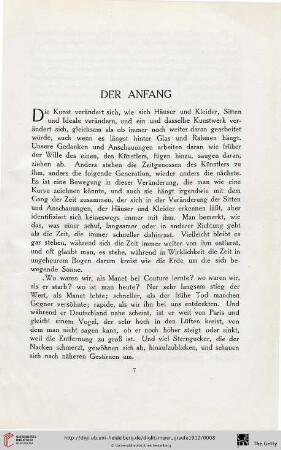 Der Anfang