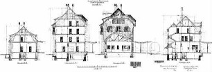 Freudenstadt Hbf: Empfangsgebäude Querschnitte
