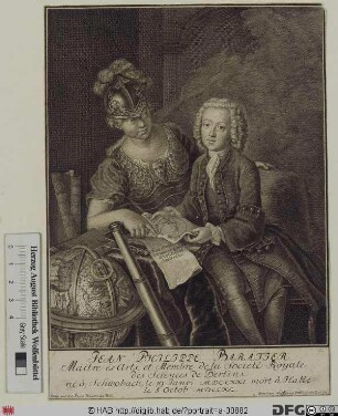 Bildnis Johann Philipp (Jean-Philippe) Baratier