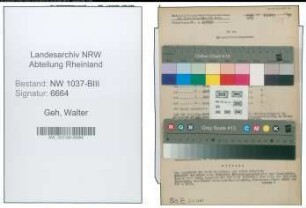 Entnazifizierung Walter Geh , geb. 03.06.1904 (Gaertner)