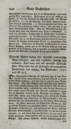 Vier chemisch-medicinische Abhandlungen.