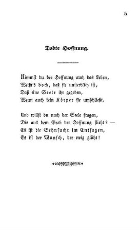 Todte Hoffnung