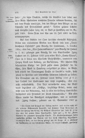 Das Repertoire der Oper.