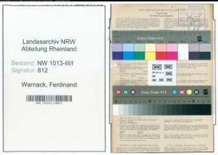 Entnazifizierung Ferdinand Warnack , geb. 20.06.1900 (Arbeiter)