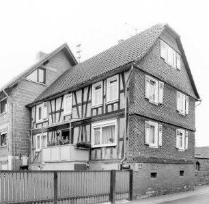 Fachwerkwohnhaus; Ortenberg, Hauptstraße 25