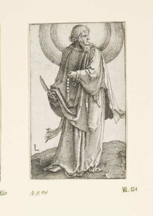 Bartholomäus, Blatt 9 der Folge "Christus, Paulus und die zwölf Apostel"
