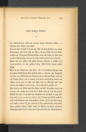 Eine heilige Gestalt