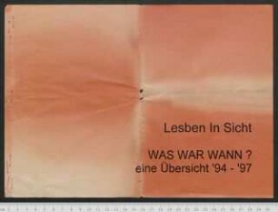 Lesben In Sicht