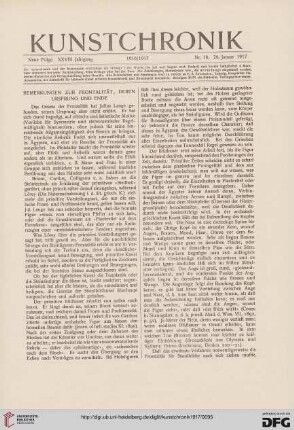 Heft 18 (26. Januar 1917)