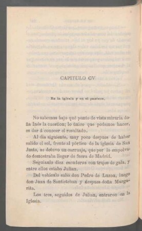 Capítulo CV - En la iglesia y en el panteón.
