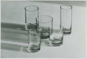 Whiskeybecher "B 80", "B 81" und "B 82" von Richard Süßmuth Glashütte Immenhausen