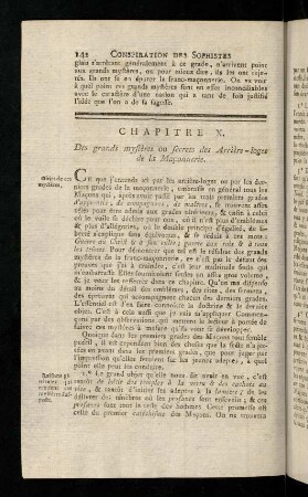 142-161, Chapitre X
