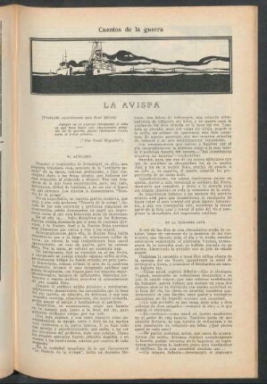 La avispa : Cuentos de la guerra