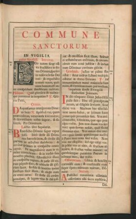 Commune Sanctorum.